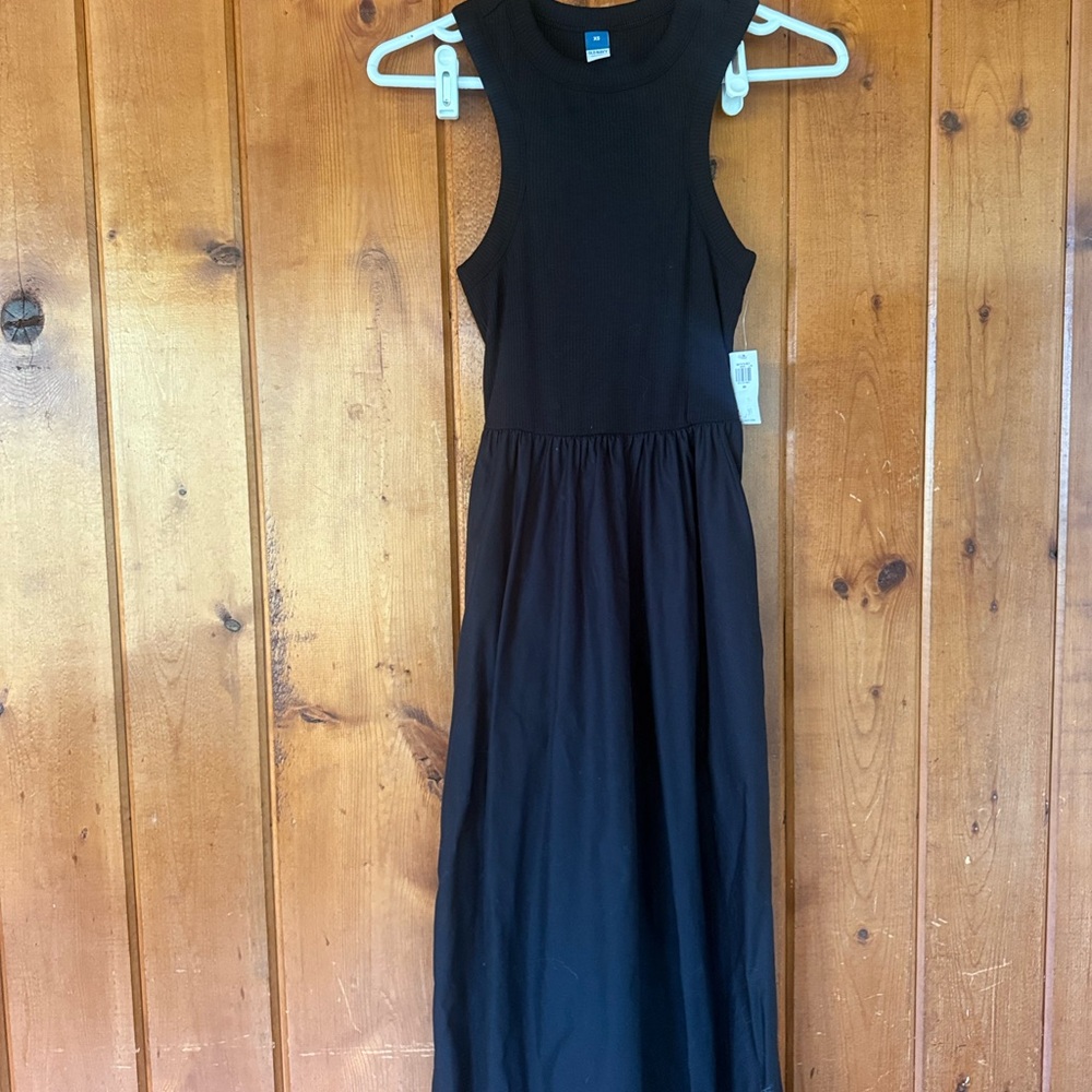 Casual Black Sleeveless Dress
